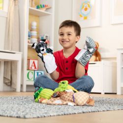 Melissa & Doug Pet Animal Buddies Hand Puppet Set of 6