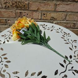 Narcissus Artificial Flower Bouquet - 24 Flowers - 45cm - Sincere