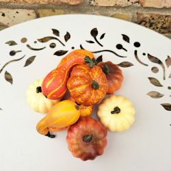Autumn Pumpkin Assorted Orange - 10 in a net - Sincere