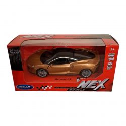 Welly McLaren GT Bronze Diecast Scale Model Car Scale 1:38