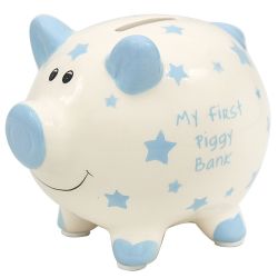 My First Piggy Money Bank - 2 Colours - Lesser & Pavey
