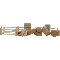 Farm Accessory Pack - Set of 19 - Scale 1:32 - Kids Globe V050253
