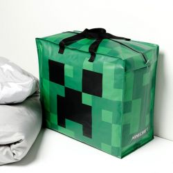 Minecraft Creeper Design Extra Large Laundry Storage Bag