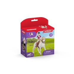 Sofia & Blossom Horse Pony & Rider Figure - Horse Club - Schleich - 42540