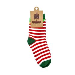 Kids Elf Christmas Novelty Socks Gift - 3 Sizes - Snazzy Santa