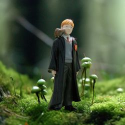 Harry Potter Ron Weasley & Scabbers Figure - Schleich - 42634