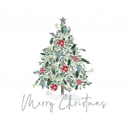 Christmas Card Boxed - 30 Cards 6 Designs Tree Value Pack - Eurowrap