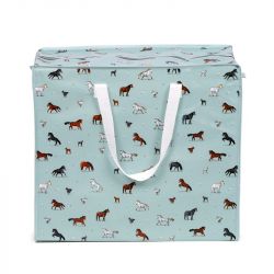Willow Farm Horse Pony Design Extra Large Laundry Storage Bag
