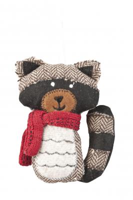 Raccoon Hanging Decoration - 14cm