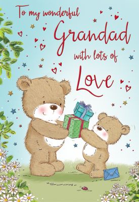 Father's Day Card - Grandad Cute Bears - Regal