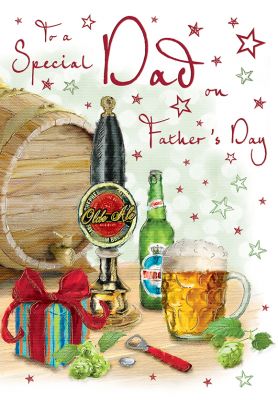Father's Day Card - Dad - Beer Pump - Regal