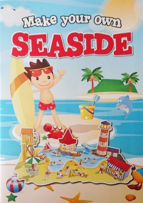 Seaside 3D Construction Book - Make Your Own