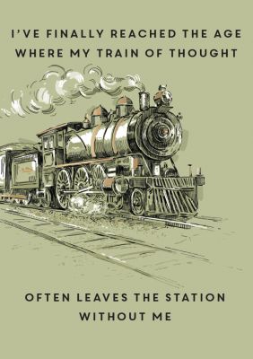 Birthday Card - Train of Thought - King Street Ling Design
