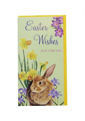 Pack of 2 Easter Money Wallet Card - Just For You - Rabbit