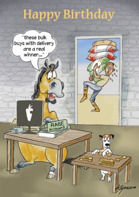 Birthday Card - Bulk Buys Horse Online Shopping - Funny Gift Envy