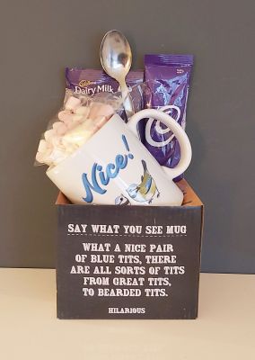 Cadbury's Hot Chocolate & Nice Tits Rude Mug Gift Set