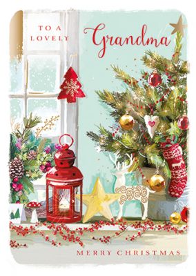 Christmas Card - Grandma - Beautiful Xmas - At Home Ling Design