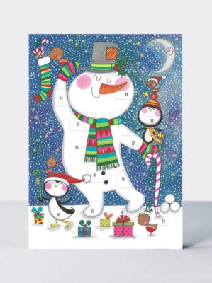 Advent Calendar Card - Christmas Snowman - Rachel Ellen