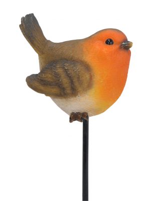 Robin Bird - Plant Pal - Lifelike Garden Ornament Gift - Indoor or Outdoor Vivid Arts