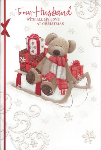 Husband - Sleigh - Christmas Card