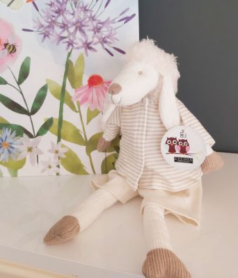 Liam Lamb Chops Cream Sheep Soft Toy - Free Gift Bag 