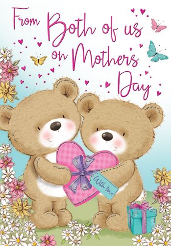 Mother's Day Card - Mum From Both of Us - Cute Teddies - Regal