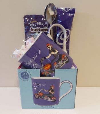 Cadbury's Hot Chocolate & 60th Male Birthday Mug Gift Set