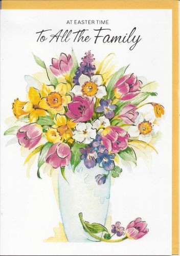 Easter Card - All the Family - Eastertime