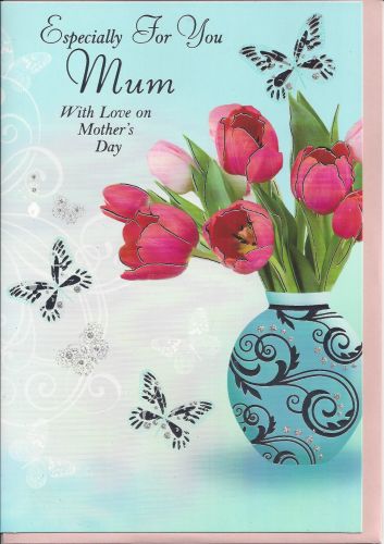 Mother's Day Card - Mum Tulips Especially For You