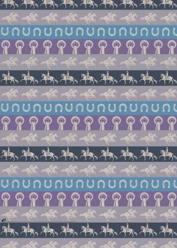 Horse Lovers Gift Wrap Wrapping Paper - 2 Sheets
