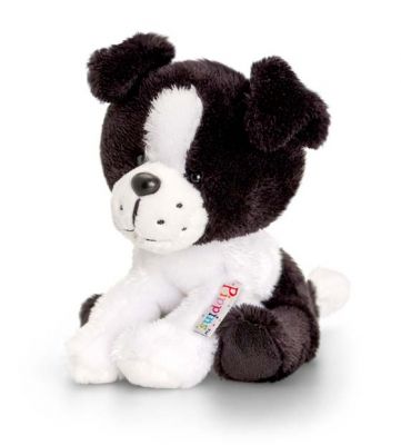 Border Collie Dog Pippins Plush Soft Toy 14cm - Keel