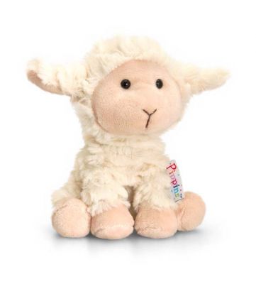 Lamb Sheep Farm Pippins Plush Soft Toy 14cm - Keel