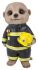 Vivid Arts Fireman Baby Meerkat Ornament Gift - Indoor or Outdoor - Fun