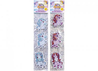 Unicorn Vanilla Car Air Freshener - 3 Pack - 2 Colours