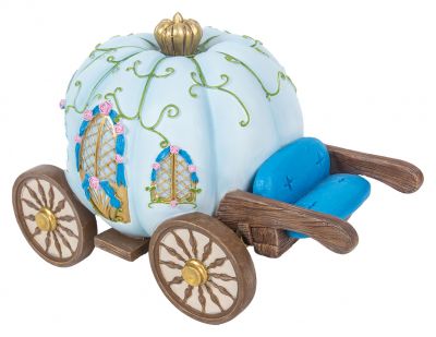 Pumpkin Carriage - Fairy Garden - Indoor or Outdoor - Miniature World Vivid Arts