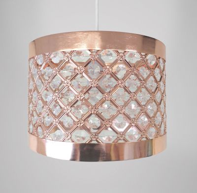 Lampshade - Rose Gold Copper Metal Moda