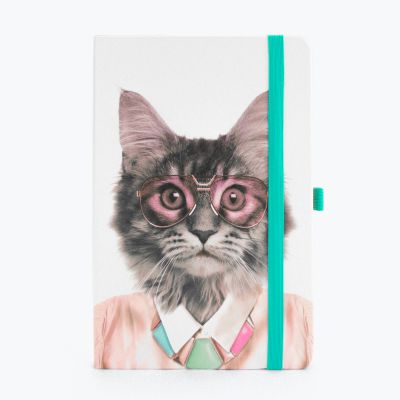 Cat Go Wild A5 Notebook & Pen Holder