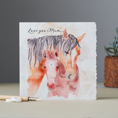 Greeting's Card - Mum - Mare & Foal - Mother's Day