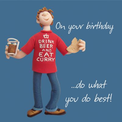 On Your Birthday... Прикольная открытка на День рождения молодому мужчине (парню)