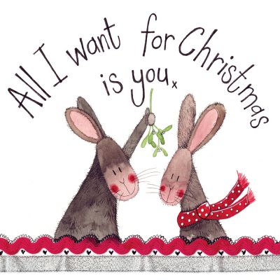 Christmas Card - All I Want Is You - Sparkle - Alex Clark
