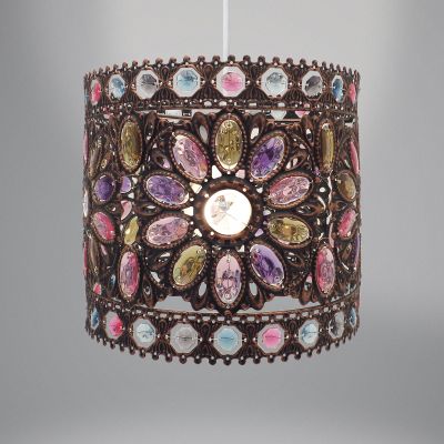 Lampshade - Antique Brown Moroccan - Tilly