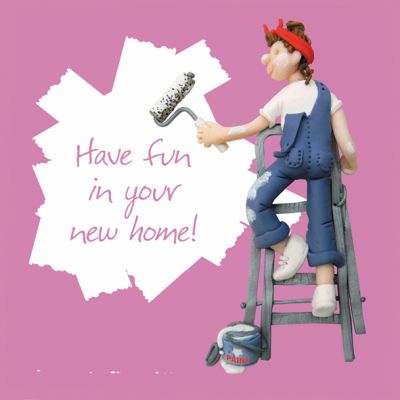 New Home Card - Female - New Home Pink - One Lump Or Two