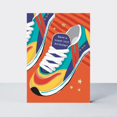 Birthday Card - Male Trainers - Piccolo