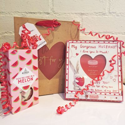 Valentine's Day Husband Gift Set Heart Picture Frame & One In a Melon Sweets