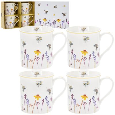 Busy Bees Collection Fine China Mug Gift Set