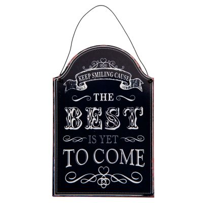 Metal Quote Board - 'The Best Is Yet To Come