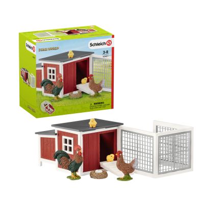 Chicken Coop Run - Farm World - Schleich - 42421