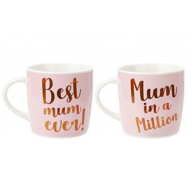 Pink Mum Mug - 2 designs - Best Mum In a Million - Mother's Day Birthday - PMS