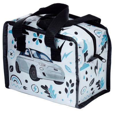Fiat 500 Car Lunch Sandwich Bag - Blue/Black Ethical Recycled