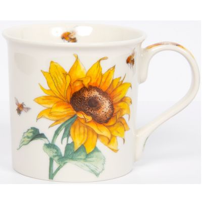 Sunflower & Bee Fine China Mug - Boxed - Lesser & Pavey